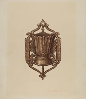 Edward L Loper Prints: Match Holder, 1935 / 1942. Creator: Edward L Loper