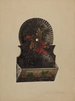 Dark Gallery: Match Holder, c. 1939. Creator: Daniel Fletcher