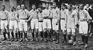 Corps Prints: Un match militaire de football a Paris; L'equipe sportive du 20e corps