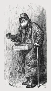 Match Seller Prints: The Match Seller, 1872. Creator: Gustave Doré