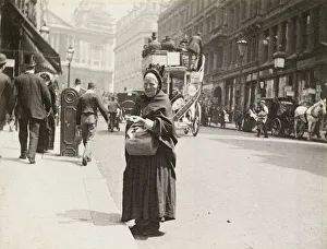 Paul Martin Prints: Match seller, Ludgate Hill, London, 1893. Artist: Paul Martin