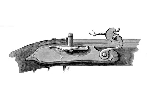 Armoury Prints: Matchlock, British, c1700