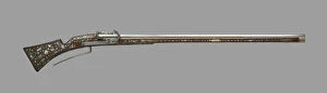 Firearms Collection: Matchlock Musket for Target Shooting for the Court of Christian II, Elector of Saxony