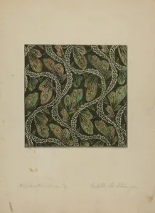 Isabelle De Strange Prints: Material used in Costume, c. 1938. Creator: Isabelle De Strange
