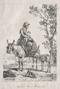 1758 1836 Prints: Maternal Care. Creator: Carle Vernet (French, 1758-1836)
