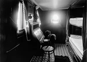 A Mate's stateroom, S.S. J.H. Sheadle, between 1906 and 1910. Creator: Unknown