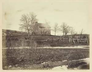 Bull Run Prints: Mathews House, Battle-field of Bull Run, March 1862. Creators: Barnard & Gibson