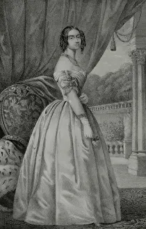 Bavaria Prints: Mathilde Karoline of Bavaria, (1813-1862)