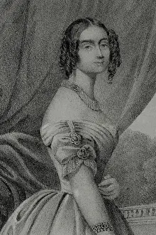 Neckline Prints: Mathilde Karoline of Bavaria, (1813-1862)