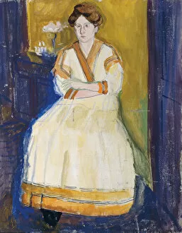 Tempera On Canvas Collection: Mathilde Schonberg, 1907