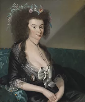 Decollete Gallery: Matilda Davis Williams, ca. 1791-1792. Creator: Christian Gullager