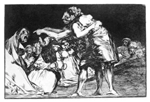 Matrimonial nightmare, 1819-1823. Artist: Francisco Goya