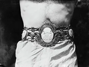 Belt Prints: Matt Wells belt, between c1911 and c1915. Creator: Bain News Service