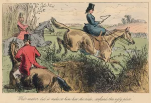 Hk Phiz Browne Prints: What matter did it make to him how she rode