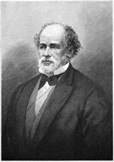 Oceanography Prints: Matthew Fontaine Maury, American naval officer, hydrographer and oceanographer, 1896