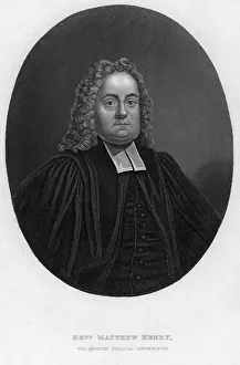 Matthew Henry (1662-1714), English biblical commentator and clergyman, 19th century. Artist: Samuel Freeman