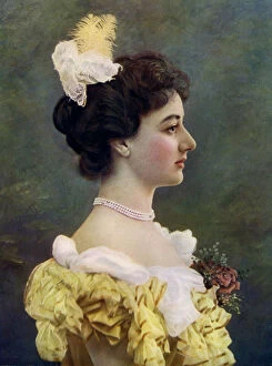 Maud Hoffman, actress, 1899-1900.Artist: W&D Downey