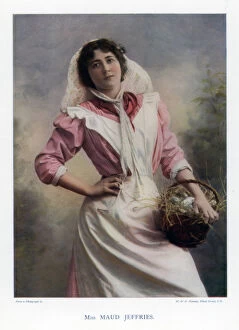 Theatrical Costume Collection: Maud Jeffries, American actress, 1901.Artist: W&D Downey