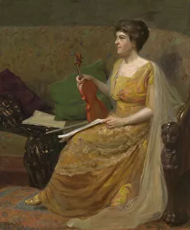 Violinist Gallery: Maud Powell, 1918-1919. Creator: Nicholas Richard Brewer