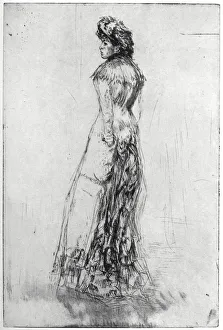 Work Of Art Prints: Maude, Standing, 1873 (1904). Artist: James Abbott McNeill Whistler