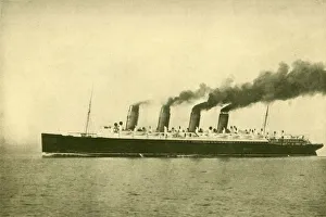 Leonard Prints: The Mauretania (Cunard Line), 30, 696 Tons, c1930. Creator: Unknown