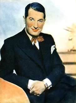 Chevalier Prints: Maurice Chevalier, French actor and popular entertainer, 1934-1935