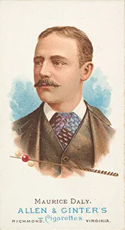 Billiards Gallery: Maurice Daly, Billiard Player, from Worlds Champions, Series 1 (N28) for Allen &
