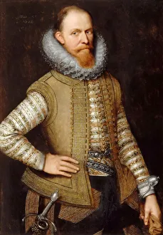 Maurice of Nassau, Prince of Orange (1567-1625). Artist: Mierevelt, Michiel Jansz. van (1566-1641) Maurice of Nassau, Prince of Orange (1567-1625). Artist: Mierevelt, Michiel Jansz. van (1566-1641)
