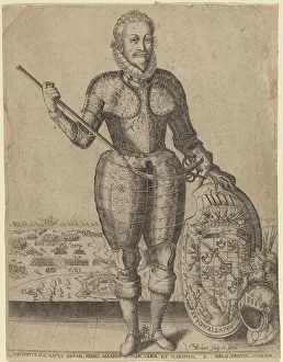 Orange Maurice Prince Of Prints: Maurice of Nassau, Prince of Orange. Creator: Christoffel van Sichem I