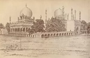 Bijapur Gallery: The Mausoleum of Ibrahim Shah, King of Bijapur, at Bijapur, 1821, (1936). Creator: Unknown