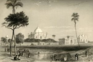 Mausoleum of Sufter Jung, Delhi, 1835. Creator: William Daniell