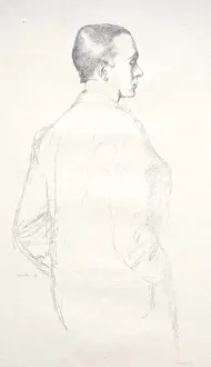 Max Beerbohm, 1898. Creator: William Rothenstein (British, 1872-1945)