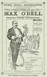 Scrap Book Prints: Max O'Rell will give Three Different Humorous Comedy Entertainments