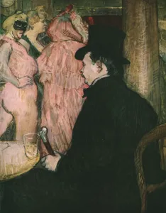 Masked Ball Prints: Maxime Dethomas, 1896, (1952). Creator: Henri de Toulouse-Lautrec