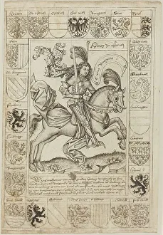 Shields Prints: Maximilian, Duke of Austria, on Horseback
