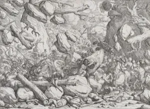 Bavaria Gallery: Maximilian Emanuel and the Bavarian Army in a Narrow Pass in theTyrol, early 18th century