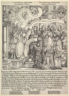 Maximilian Presented by his Patron Saints to the Almighty, 1519 Maximilian Presented by his Patron Saints to the Almighty, 1519