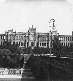 Images Dated 6th February 2008: The Maximilianeum, Munich, Germany, c1900. Artist: Wurthle & Sons