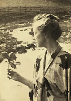 Platinum Prints 1900 Gmgpc Prints: The may apple leaf, c1900. Creator: Eva Watson-Schutze