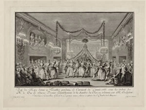 Mardi Gras Gallery: May Ball given at Versailles during the Carnival of 1763, c. 1763