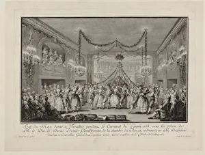 Mardi Gras Gallery: May Ball given at Versailles during the Carnival of 1763, c. 1763