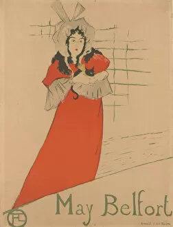 Henri Marie Raymond De Collection: May Belfort, 1895. 1895. Creator: Henri de Toulouse-Lautrec