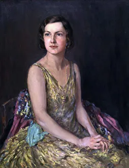 May, daughter of Brigadier General Andrew, CMG. c1925. Creator: Annie Elizabeth Kelly