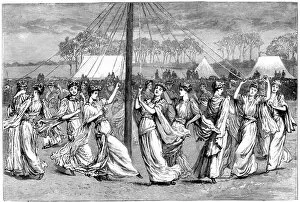 May Day Gallery: May Day festivities, 1891