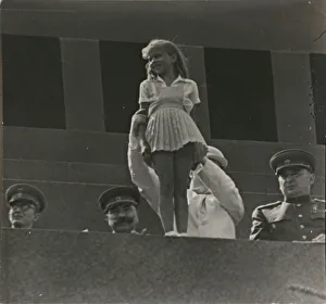 May Day on Lenins Mausoleum Tribune, 1953