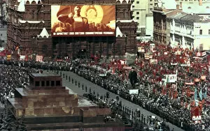 Propoganda Gallery: May Day Parade, Red Square, Moscow, 1972