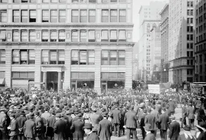 May Day Prints: May Day Parade - Union Sq. 1913, 1913. Creator: Bain News Service