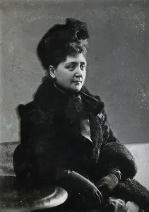 Fur Coat Prints: May French Sheldon, c1880s. Creator: Unknown