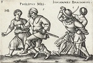Beham Hans Sebald Prints: May and June, between 1546 and 1547. Creator: Sebald Beham