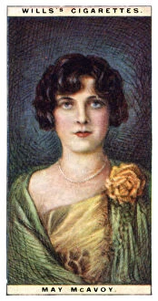 Images Dated 9th August 2007: May McAvoy (1899-1984), American actress, 1928.Artist: WD & HO Wills